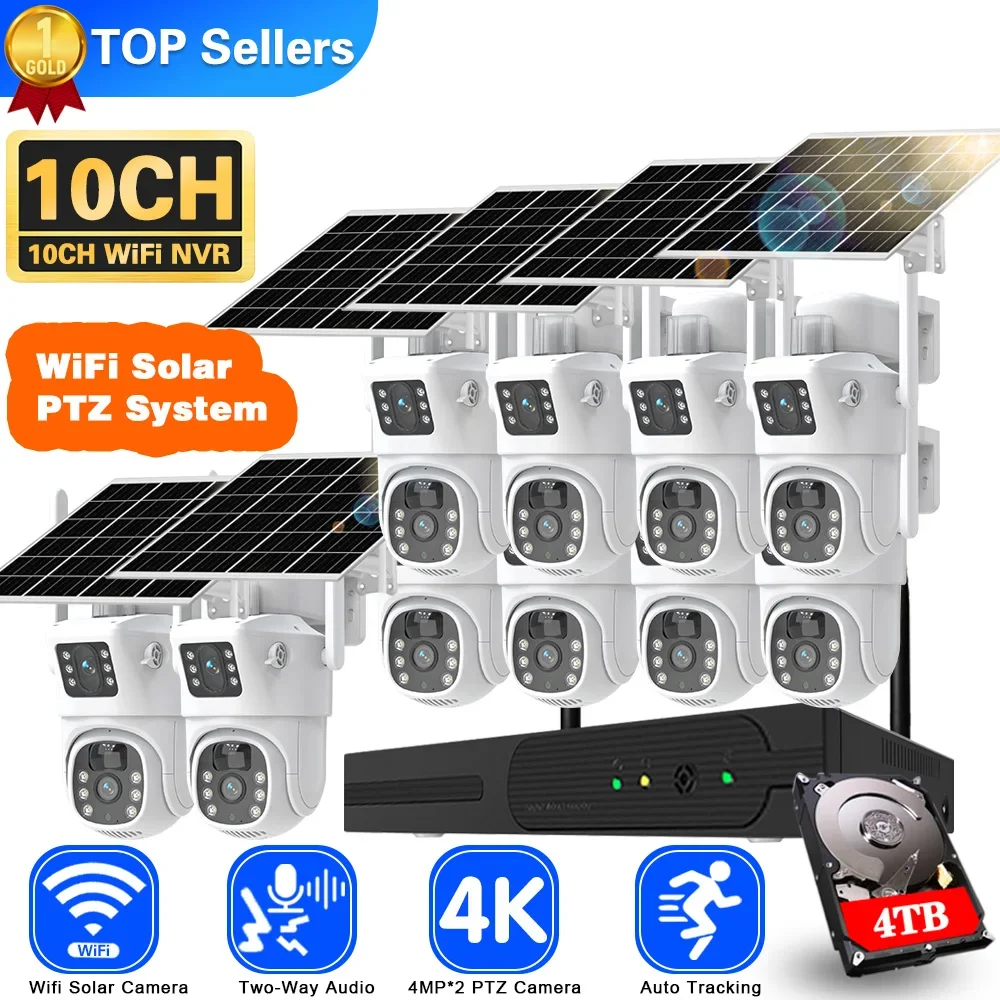 Camera Solar Wireless - Sistema de câmera solar CCTV com