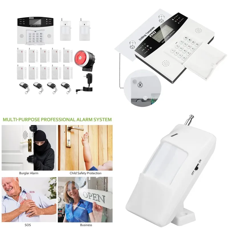 Home Security Alarm - Kit de Alarme Contra Roubo para