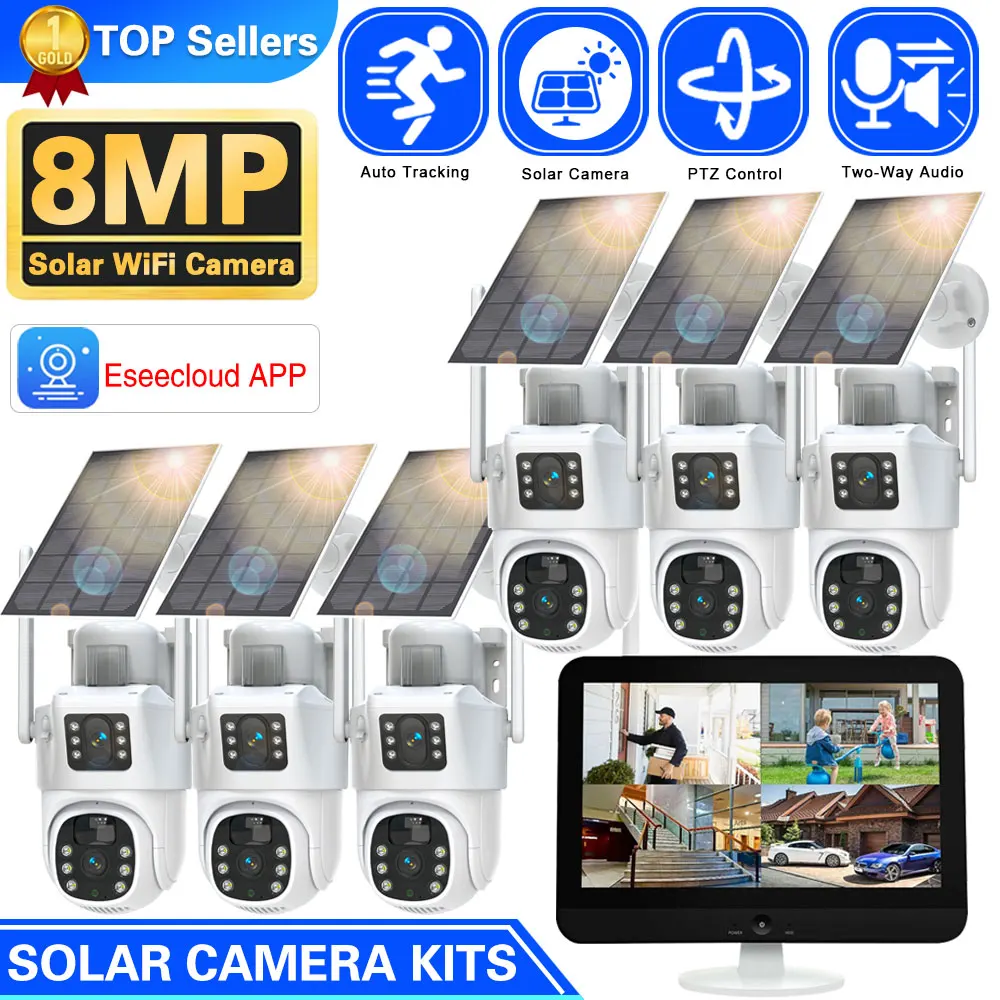 Camera Solar Wireless - Auto Tracking Video Surveillance System, Monitoramento