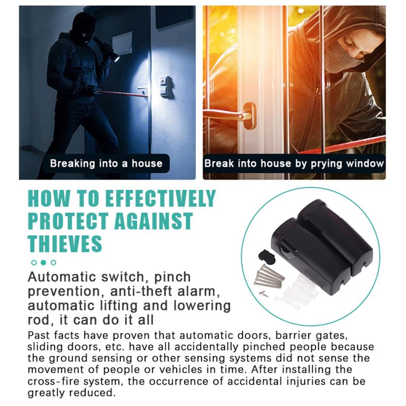 Home Security Beams - NOVO! 2 Peças Sensor Fotocélula de