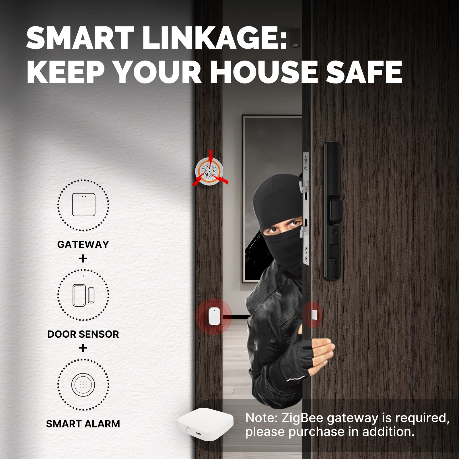 Moes tuya inteligente zigbee j - Home Security Deals avaliação e preço