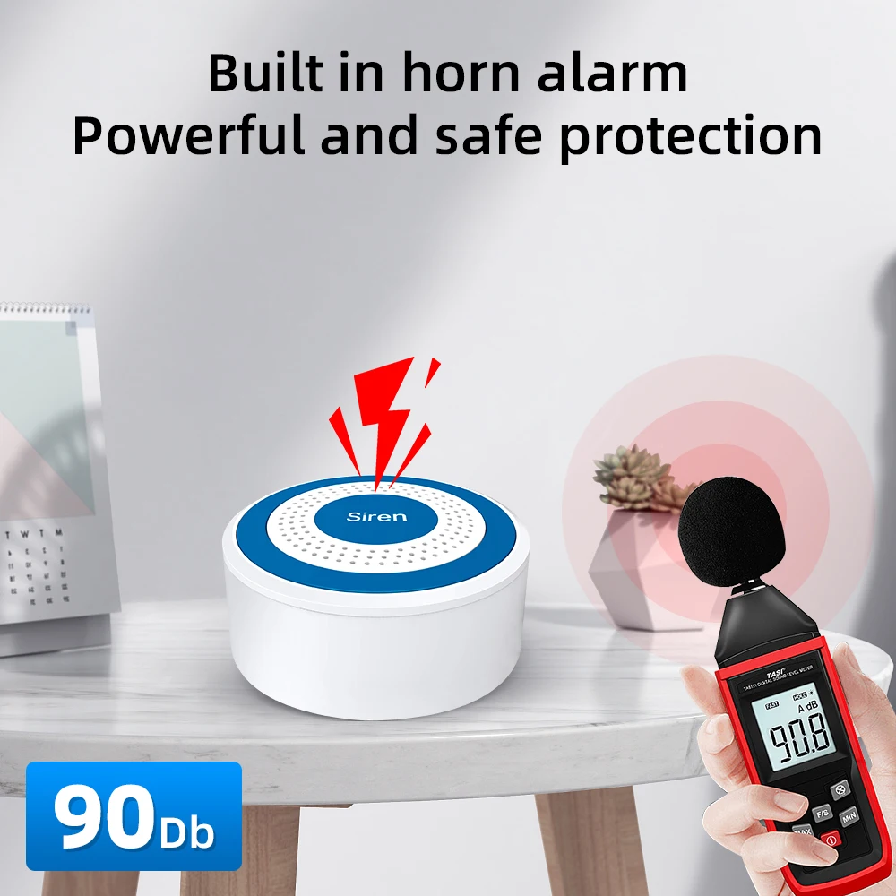 Mulo mini sirene de alarme sem - Home Security Deals avaliação e preço