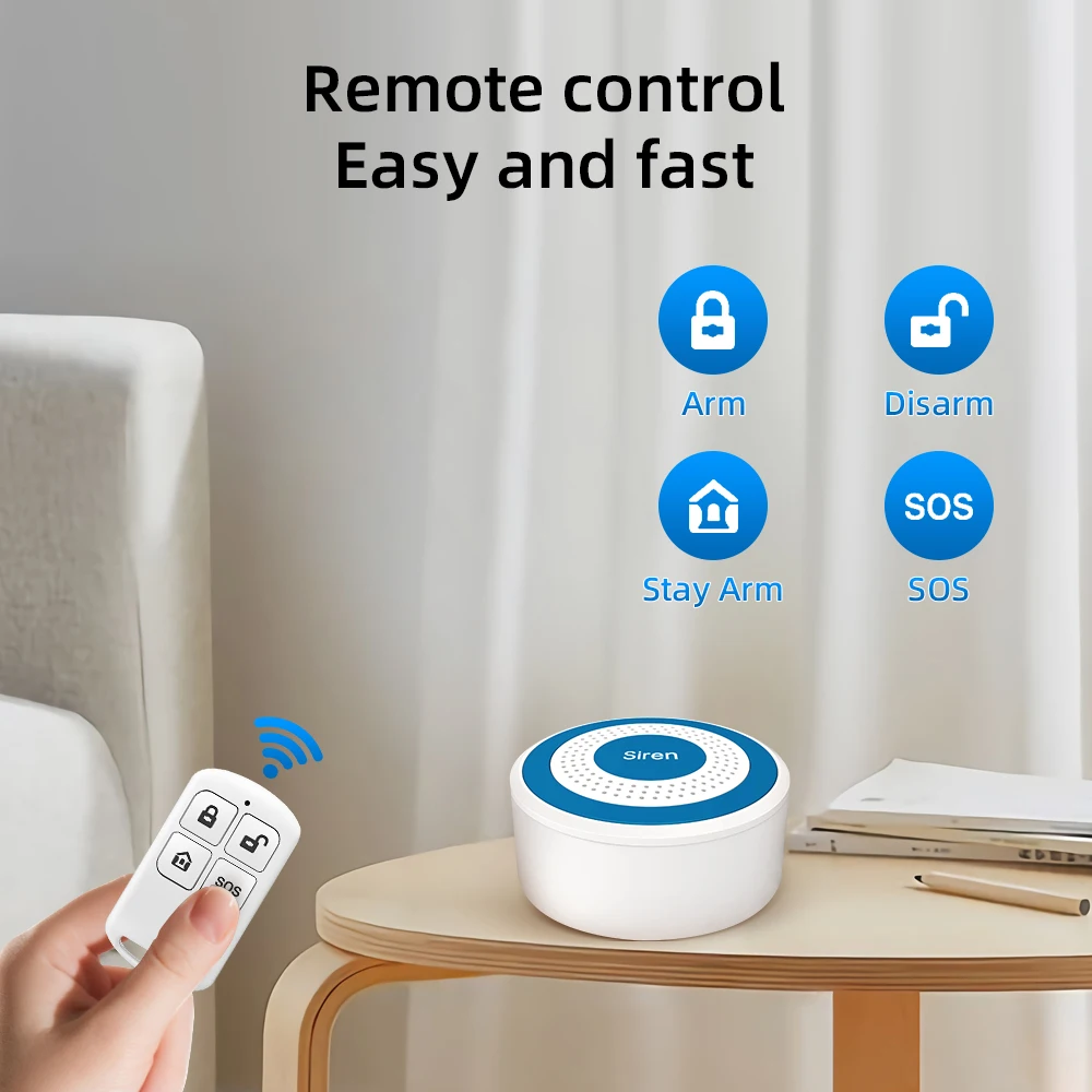 Mulo mini sirene de alarme sem - Home Security Deals avaliação e preço
