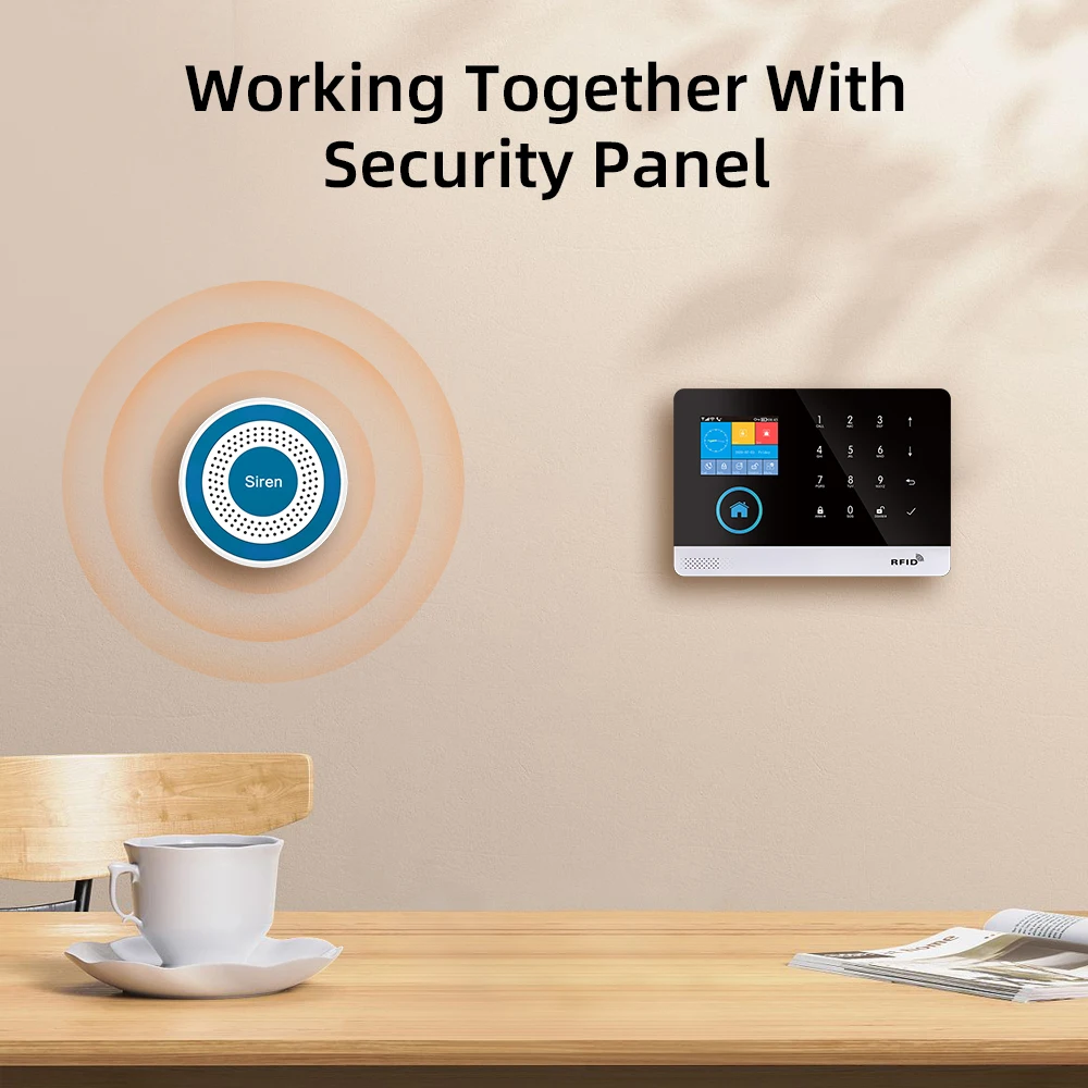 Mulo mini sirene de alarme sem - Home Security Deals avaliação e preço