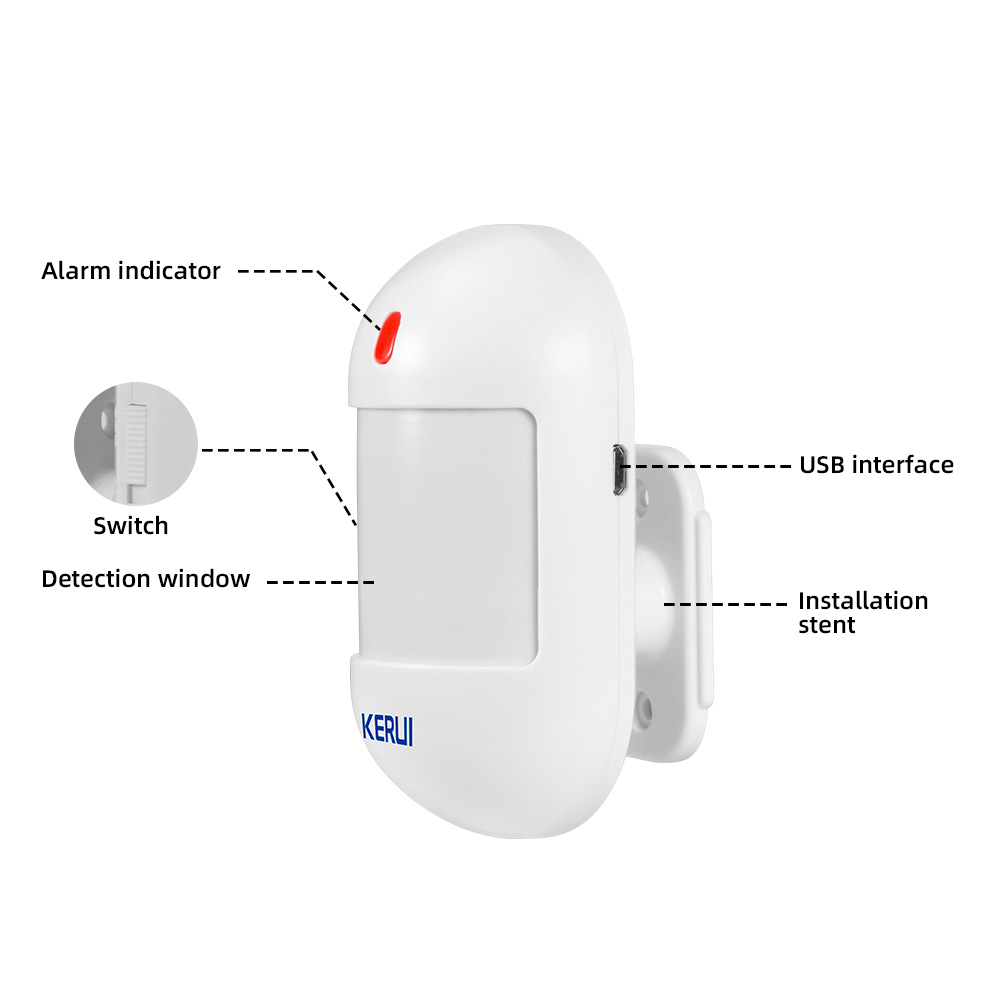 Kerui sensor de movimento pir  - Home Security Deals avaliação e preço