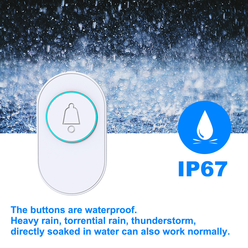 Campainha sem fio IP67 à prova - Home Security Beams avaliação e preço
