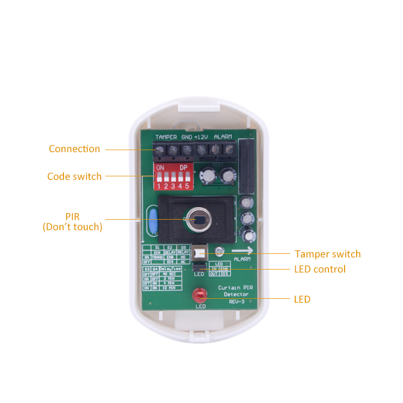Sensor de movimento com fio pa - Home Security Beams avaliação e preço