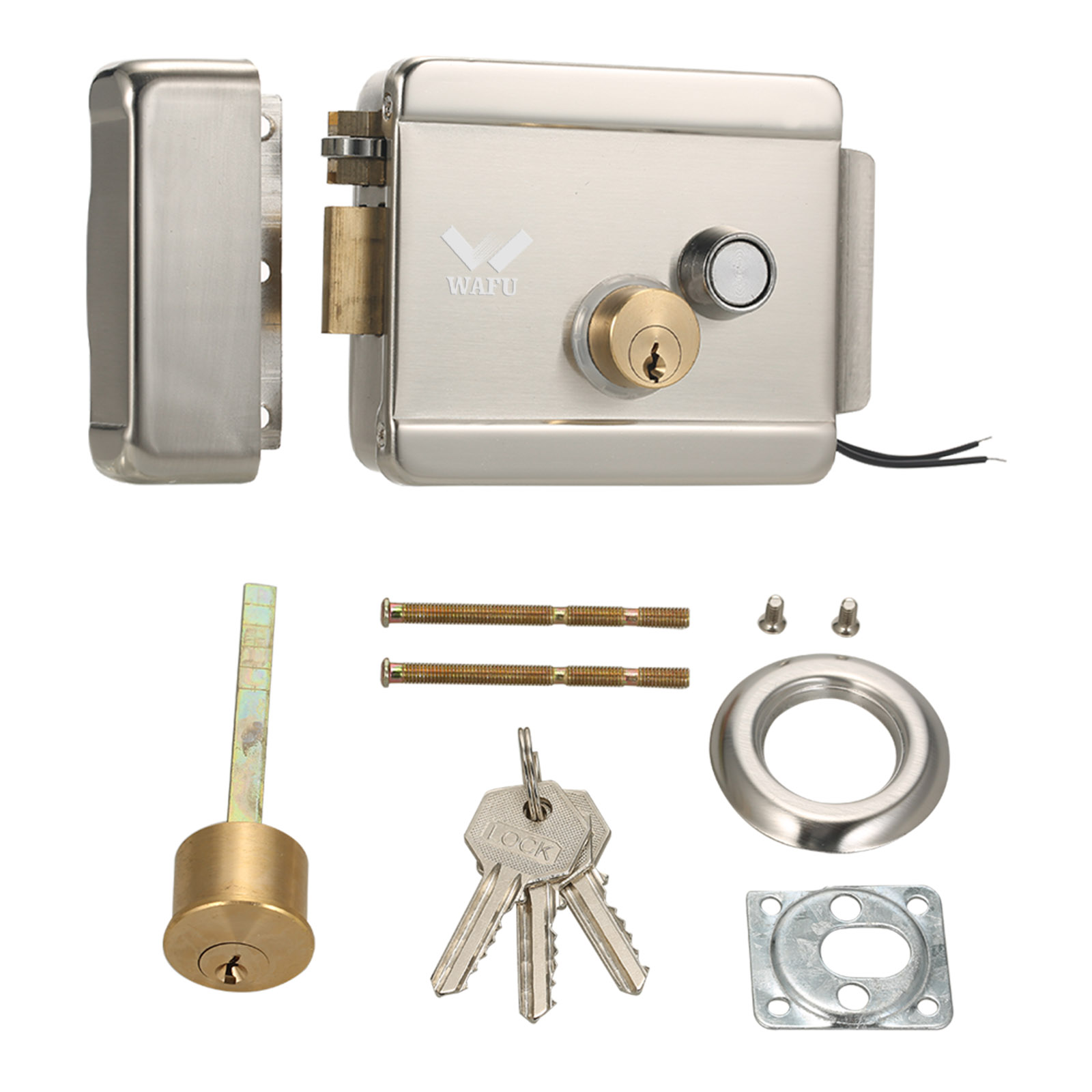 WAFU-fechadura de porta elétri - Home Security Locks For Doors avaliação e preço
