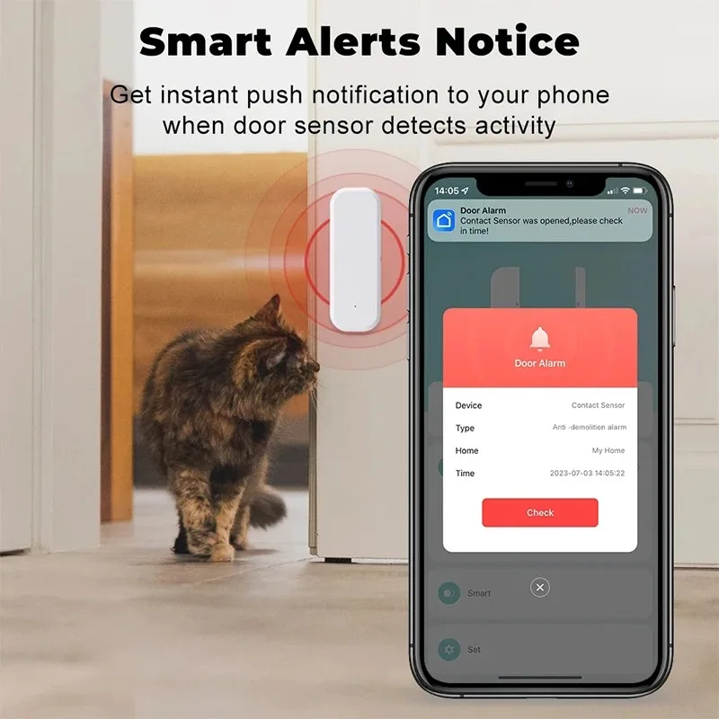 Sensor Inteligente Tuya WiFi p - Home Security Deals avaliação e preço