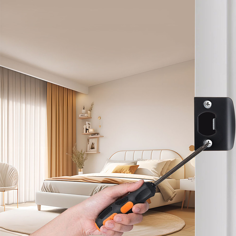 2 Peças de Placa de Proteção d - Home Security Locks For Doors avaliação e preço