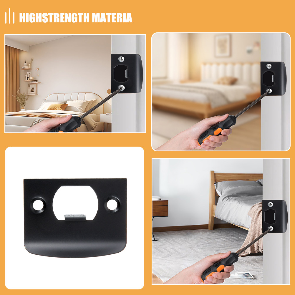 2 Peças de Placa de Proteção d - Home Security Locks For Doors avaliação e preço