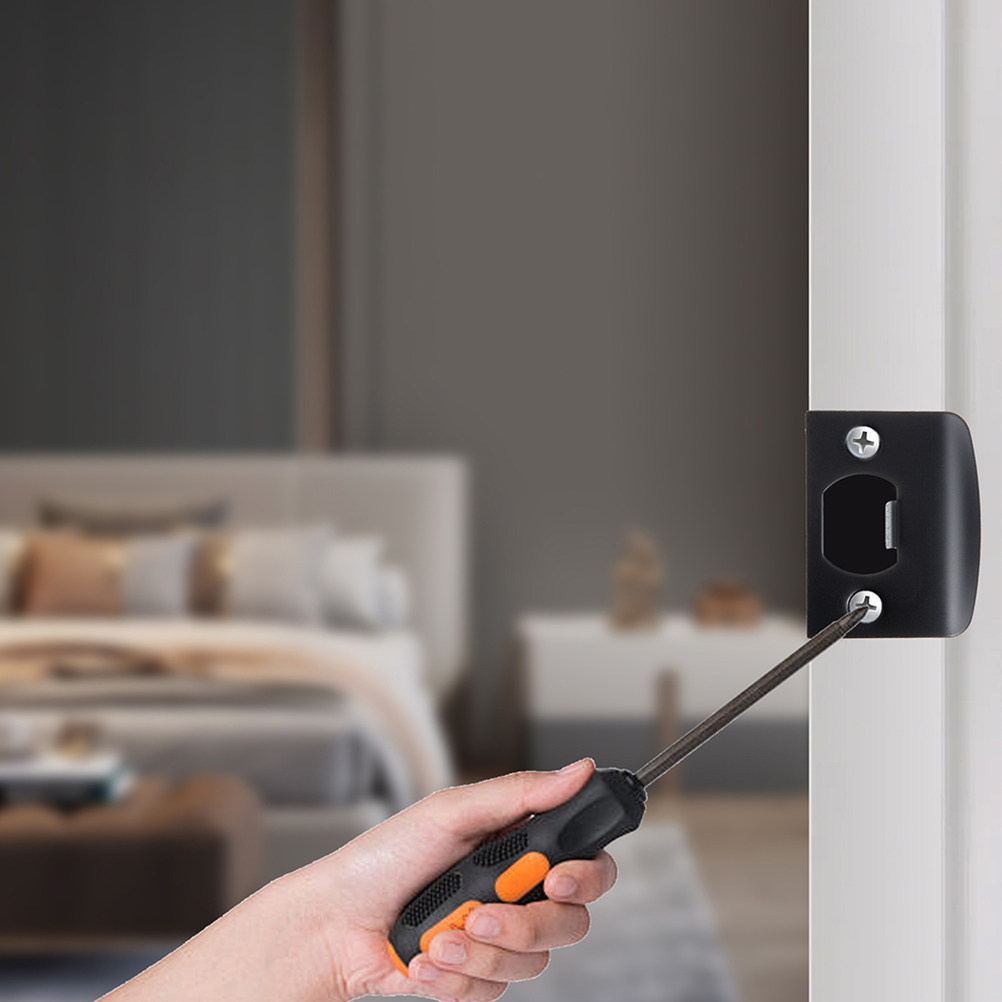2 Peças de Placa de Proteção d - Home Security Locks For Doors avaliação e preço