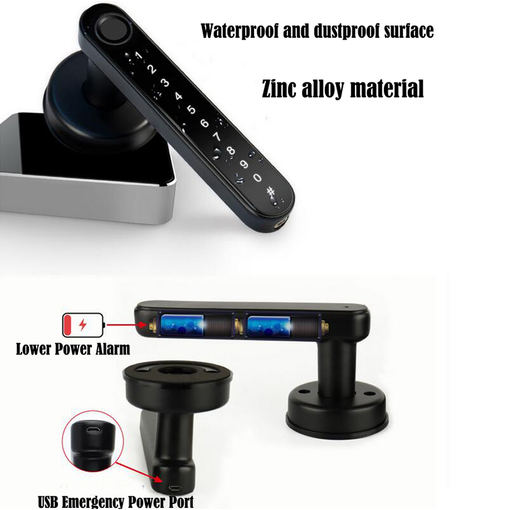 Ttlock inteligente bluetooth f - Home Security Locks For Doors avaliação e preço