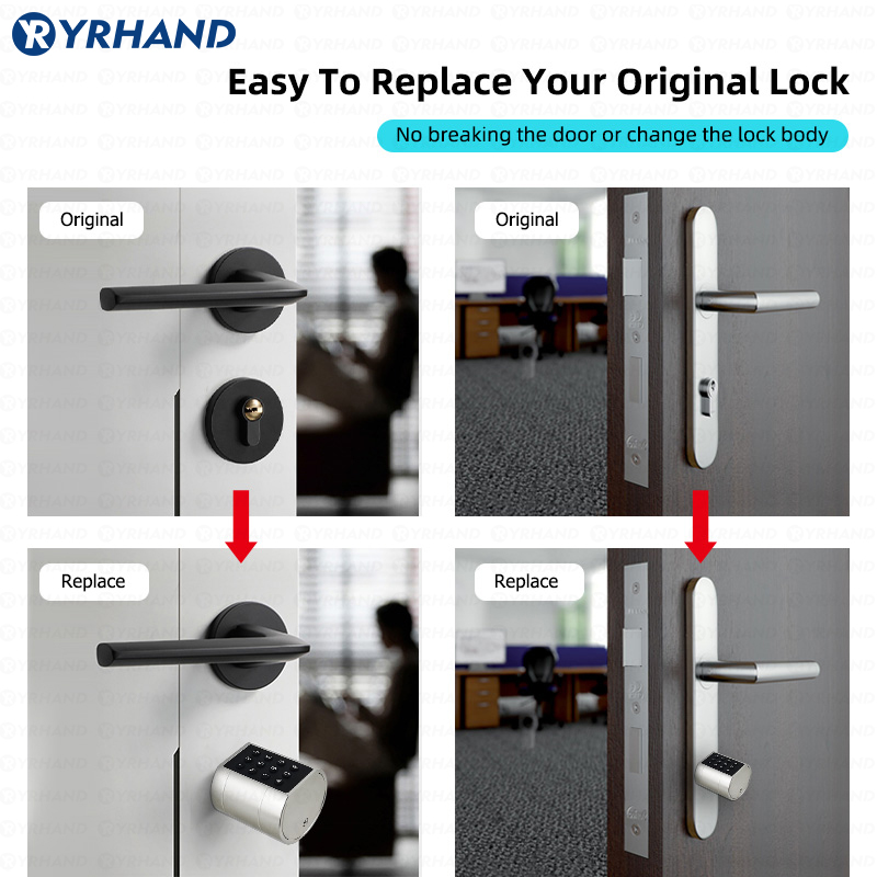 Fechadura de porta cilíndrica  - Home Security Locks For Doors avaliação e preço