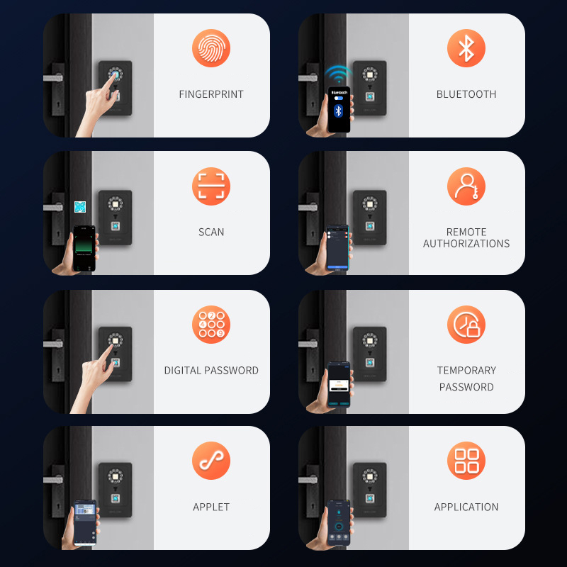 Cofre Inteligente com Design d - Home Security Locks For Doors avaliação e preço