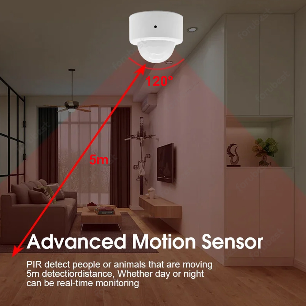 Zigbee 3.0 sensor de movimento - Home Security Alarm avaliação e preço