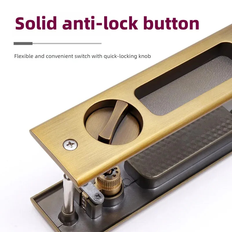 Fechadura da porta deslizante  - Home Security Locks For Doors avaliação e preço